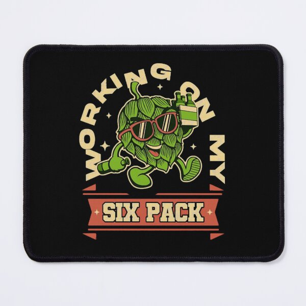 Item preview, Funny Cartoon Hop Plant Working On Six Pack designed and sold by AlessanDicki67.