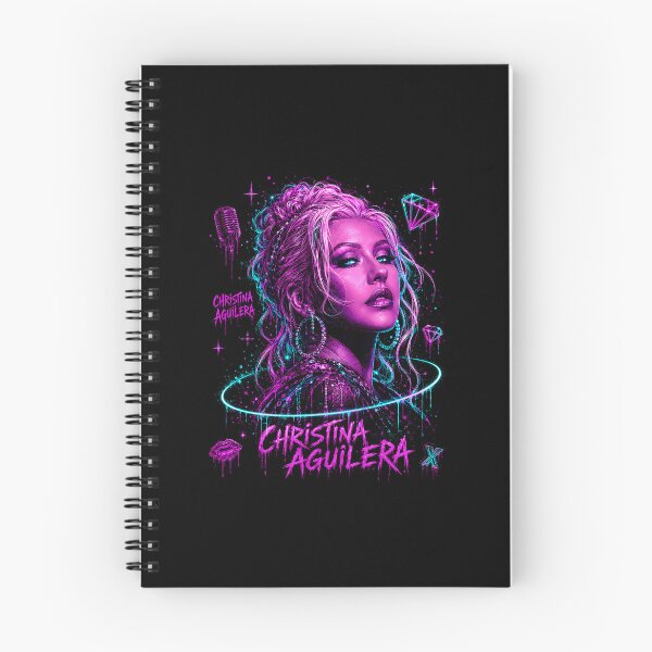 Item preview, Christina Aguilera Neon Diamond Portrait designed and sold by JMS-Artvintage.