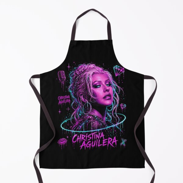 Item preview, Christina Aguilera Neon Diamond Portrait designed and sold by JMS-Artvintage.