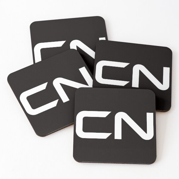 Item preview, Stylized White CN Logo Monogram  designed and sold by theleftyworks.