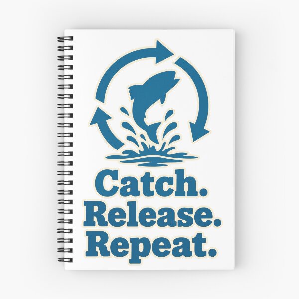 Item preview, Catch Release Repeat Fishing Rhythm Design designed and sold by ys96.