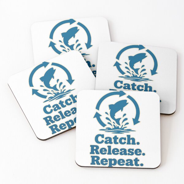 Item preview, Catch Release Repeat Fishing Rhythm Design designed and sold by ys96.