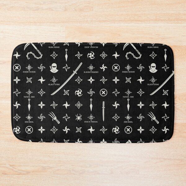 Item preview, Tactical Ninja Arsenal Shuriken Katana Kanji Art (For Dark Backgrounds) designed and sold by リクイペル.