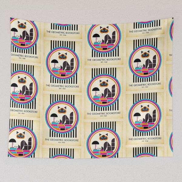 Item preview, Himalayan Cat Bookstore designed and sold by PictoVibe.