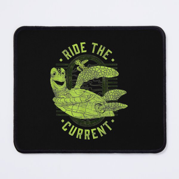 Item preview, Ride The Current Sea Turtle Distressed Summer Stamp designed and sold by GiangChinj.