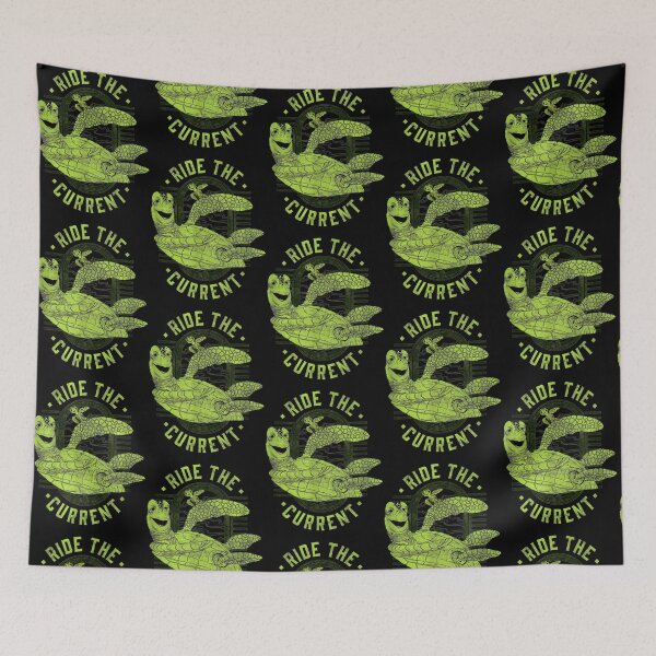 Item preview, Ride The Current Sea Turtle Distressed Summer Stamp designed and sold by GiangChinj.