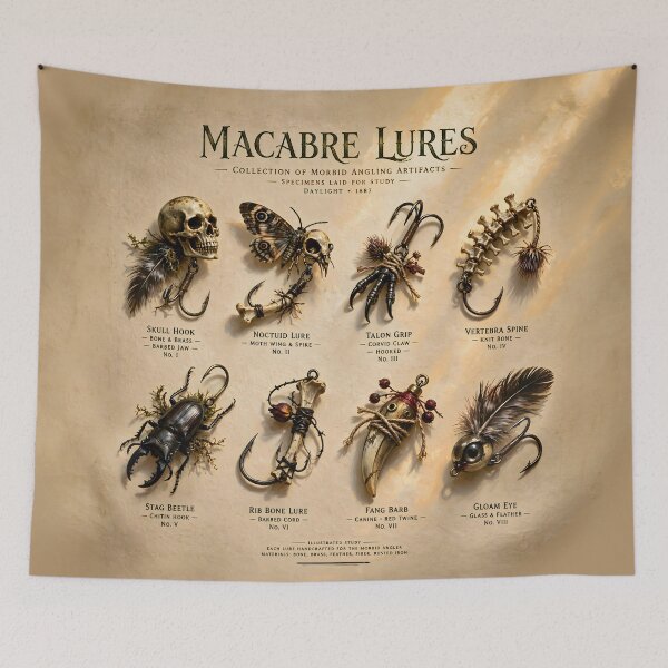 Aperçu de l'œuvre Attraits macabres et effrayants créée et vendue par PictureNZ.