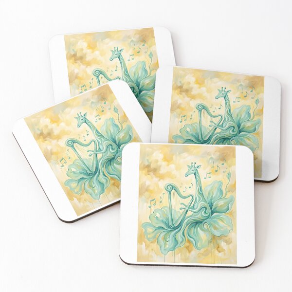 Item preview, Giraffe Harpist designed and sold by PictoVibe.