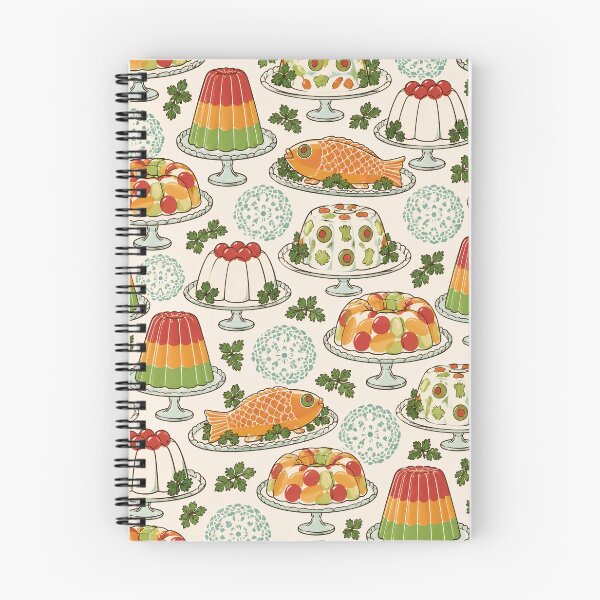 Item preview, Jello Mold Retro Seamless Pattern | Vintage 1950s Gelatin Salad Kitchen Kitsch designed and sold by StickyGuys.