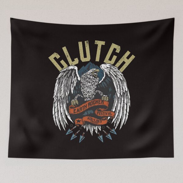 Item preview, Clutch Earth Rocker Festival Eagle  designed and sold by Pixelonersquare.