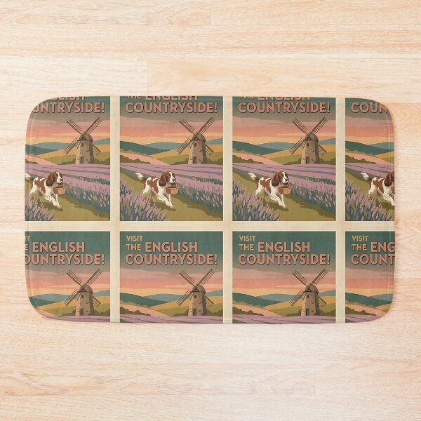 Item preview, English Springer Spaniel Lavender designed and sold by PictoVibe.