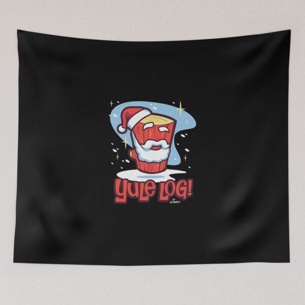 Item preview, Funny Christmas Wooden Log Santa Cartoon designed and sold by AlessanDicki67.
