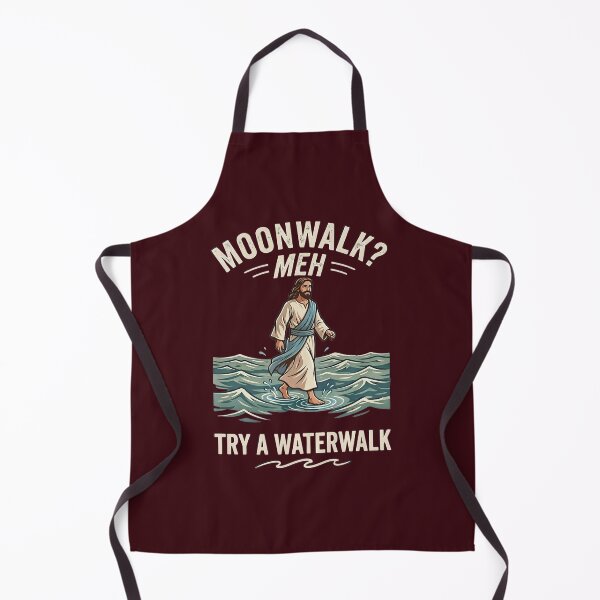 Item preview, Moonwalk? Meh. Try A Waterwalk – Funny Jesus T-Shirt & Graphic Design designed and sold by FrozenFits.