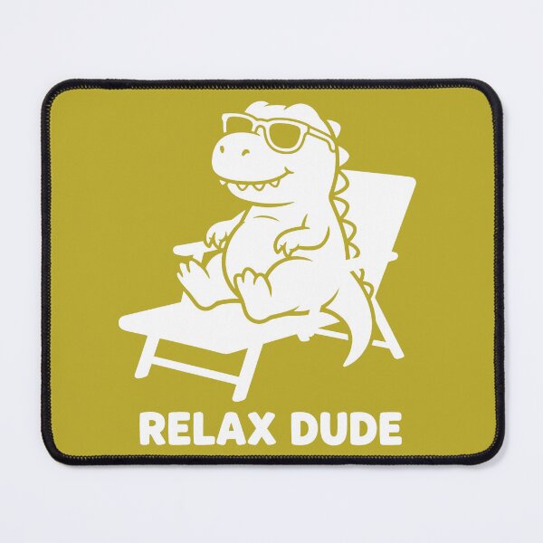 Item preview, Cool T-Rex on Beach Chair Relax Dude designed and sold by CaptainSeal.