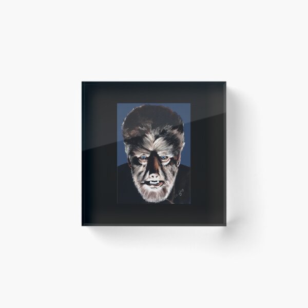 Item preview, Classic Wolf Man Portrait Vintage Monster Pastel Drawing designed and sold by GiangChinj.