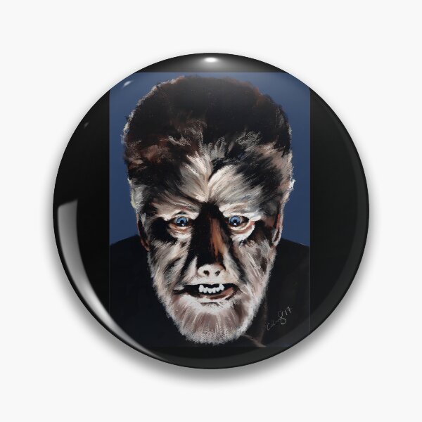 Item preview, Classic Wolf Man Portrait Vintage Monster Pastel Drawing designed and sold by GiangChinj.