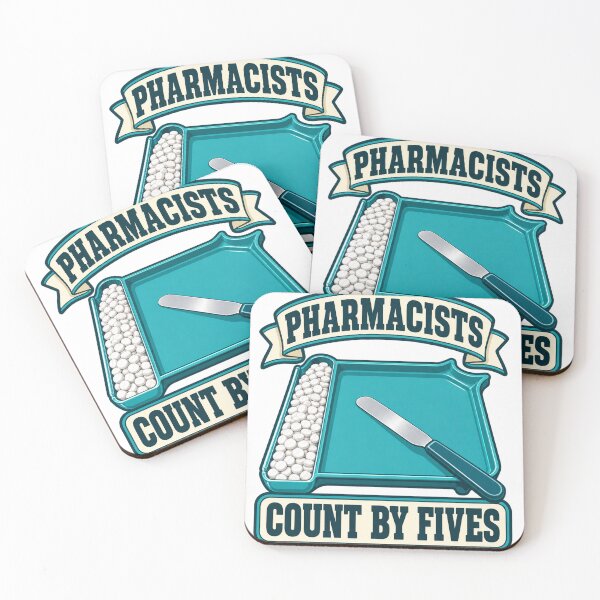 Item preview, Pharmacists Count by Fives Funny Pharmacy Humor Gift designed and sold by ys96.