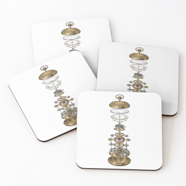 Item preview, Pocket Watch Exploded Diagram With Eye designed and sold by The Mellonaire.