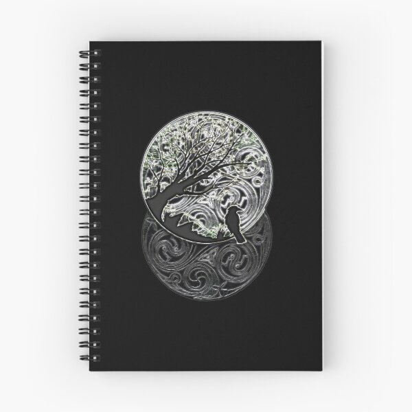 Item preview, Mystic Raven And Tree Of Life Celtic Spiral Art designed and sold by KieuvaTNeo.