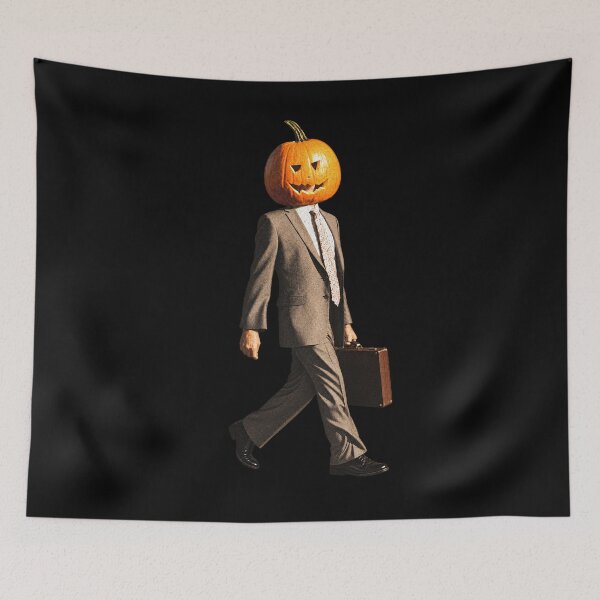 Artikelvorschau, Dwight Schrute Kürbiskopf Lustiges Halloween entworfen und verkauft von Achkalona.