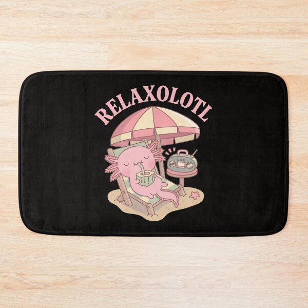 Item preview, Relaxolotl Beach Vacation Cute Amphibian Drink designed and sold by PickleballWeart.