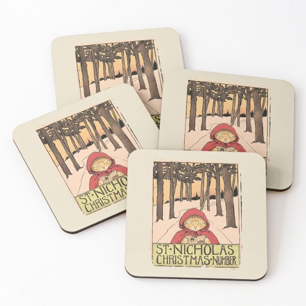 Item preview, Vintage Cat Christmas - St. Nicholas Magazine Parody.  designed and sold by EunsooLee.