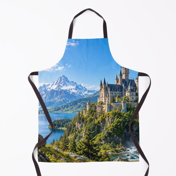Item preview, Majestic Mountain Lake Fantasy Landscape designed and sold by DreamPrint Collective.