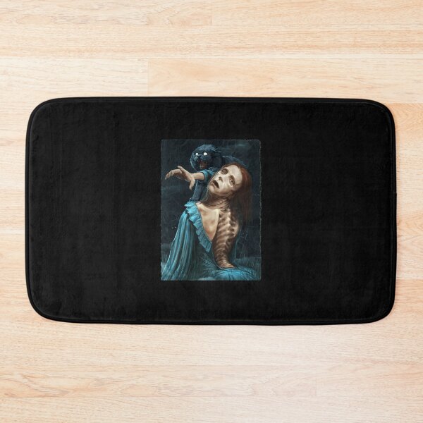 Item preview, Reanimated Graveyard Woman Aggressive Black Cat Art designed and sold by KieuvaTNeo.