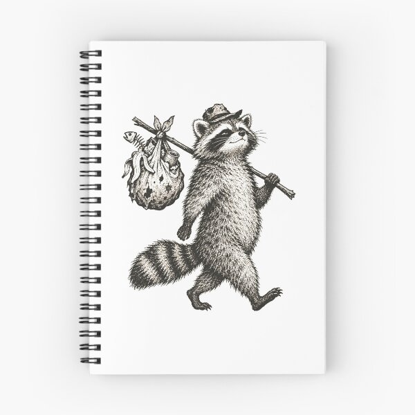 Item preview, Proud Raccoon Carrying Trash Bindle designed and sold by The Mellonaire.