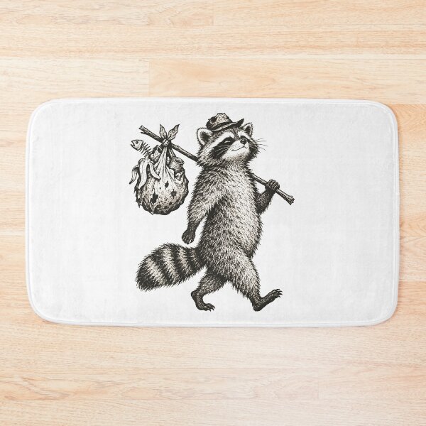 Item preview, Proud Raccoon Carrying Trash Bindle designed and sold by The Mellonaire.