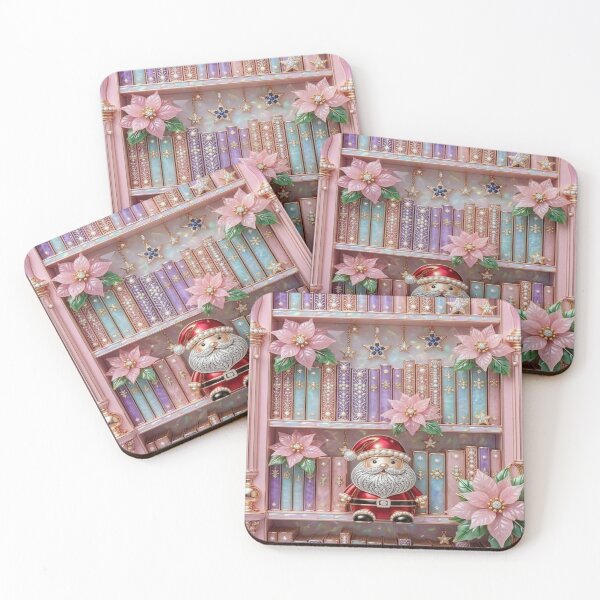 Item preview, Pink Coquette Christmas Jewelry Effect Bookshelf designed and sold by BriSher.