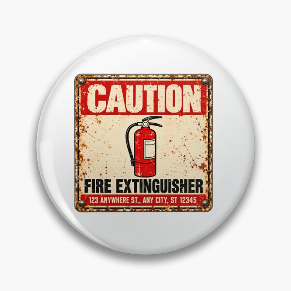 Artikelvorschau, Vorsicht Feuerlöscher Feuerwehrleute Sicherheit Profi entworfen und verkauft von SkeletonsDanger.