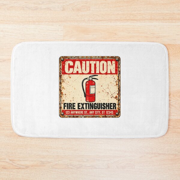 Item preview, Caution Fire Extinguisher Firefighter Safety Professional designed and sold by SkeletonsDanger.