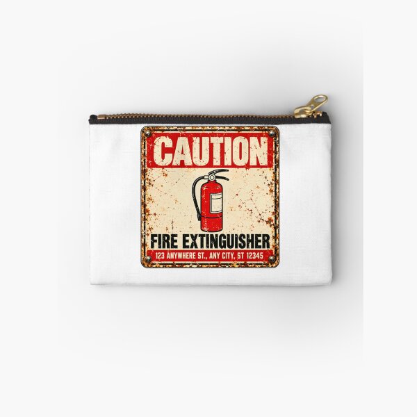 Item preview, Caution Fire Extinguisher Firefighter Safety Professional designed and sold by SkeletonsDanger.