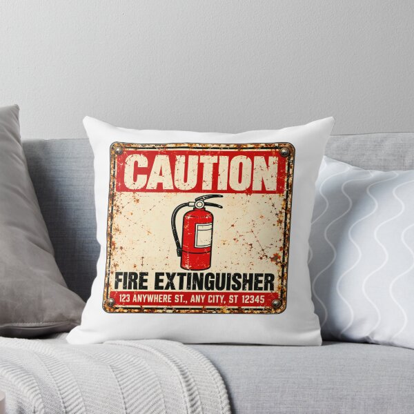 Item preview, Caution Fire Extinguisher Firefighter Safety Professional designed and sold by SkeletonsDanger.