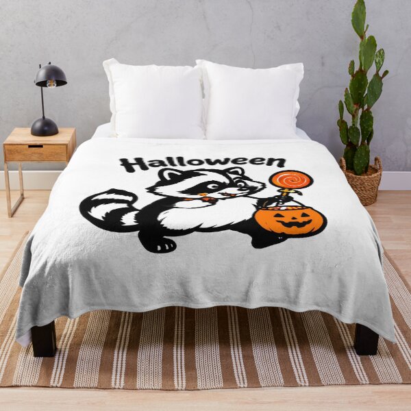 Item preview, Happy Halloween Jimothy raccoon designed and sold by ViolettaGlass.