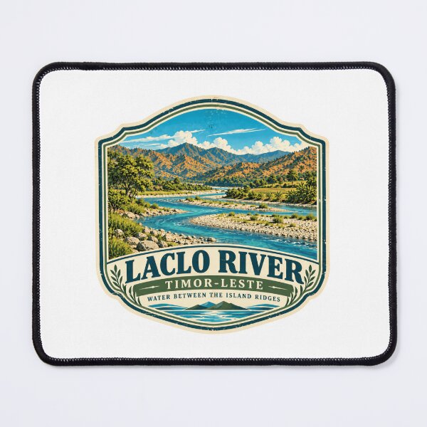 Item preview, Laclo River Timor-Leste Water Between The Island Ridges Timorese Traveler Souvenir designed and sold by JonesFlora2025.