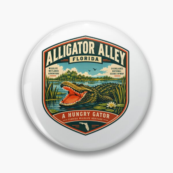 Item preview, Alligator Alley Florida Everglades Wildlife Adventure A Hungry Gator designed and sold by Simsimah26Parks.