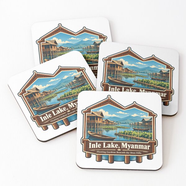 Item preview, Inle Lake Myanmar Floating Gardens Beneath The Shan Hills Travel Souvenir designed and sold by NeedForParks.