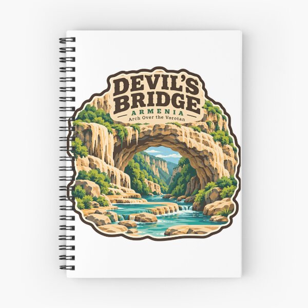 Item preview, Devil's Bridge Armenia Arch Over The Vorotan Travel Souvenir designed and sold by JonesFlora2025.