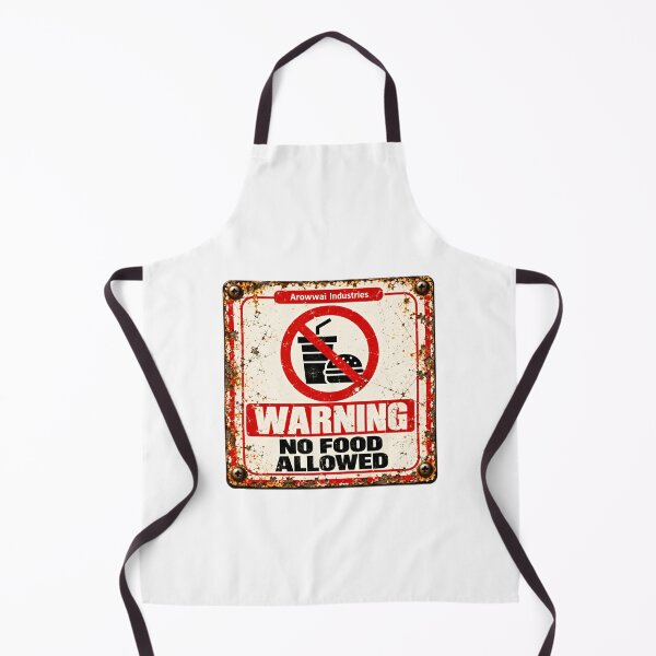 Item preview, Arowwai Industries Warning No Food Allowed Workplace Safety Rules designed and sold by SkeletonsDanger.