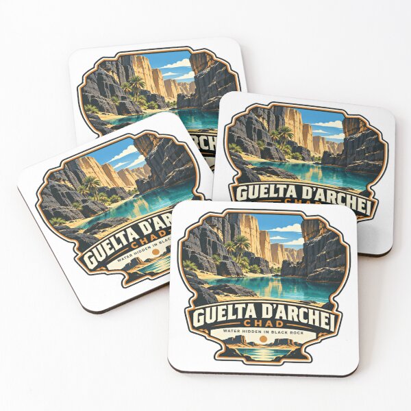 Item preview, Guelta D'Archei Chad Water Hidden In Black Rock African Travel Explorer designed and sold by NightGlyph.