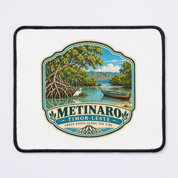Item preview, Metinaro Timor-Leste Green Roots Along The Tide Travel Souvenir Mangrove Coastal designed and sold by JonesFlora2025.