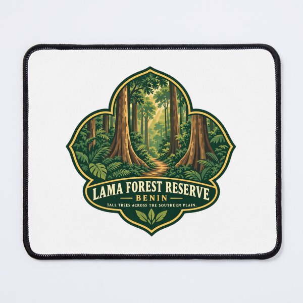 Item preview, Lama Forest Reserve Benin Tall Trees Across The Southern Plain Africa Travel Nature Explorer designed and sold by NeedForParks.