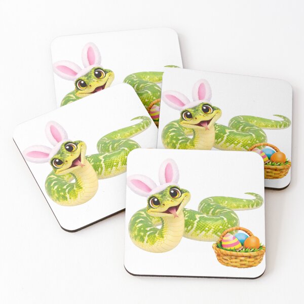 Item preview, Bright Green Tree Python Easter designed and sold by Sillytoe.
