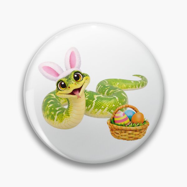 Item preview, Bright Green Tree Python Easter designed and sold by Sillytoe.