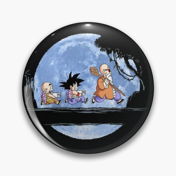 Artikelvorschau, Dragon Ball Training Run Vollmond-Silhouette entworfen und verkauft von Epicfunchart.