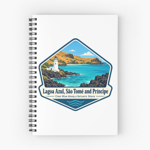 Item preview, Lagoa Azul, São Tomé And Príncipe Clear Blue Along A Volcanic Shore Island Travel designed and sold by NeedForParks.