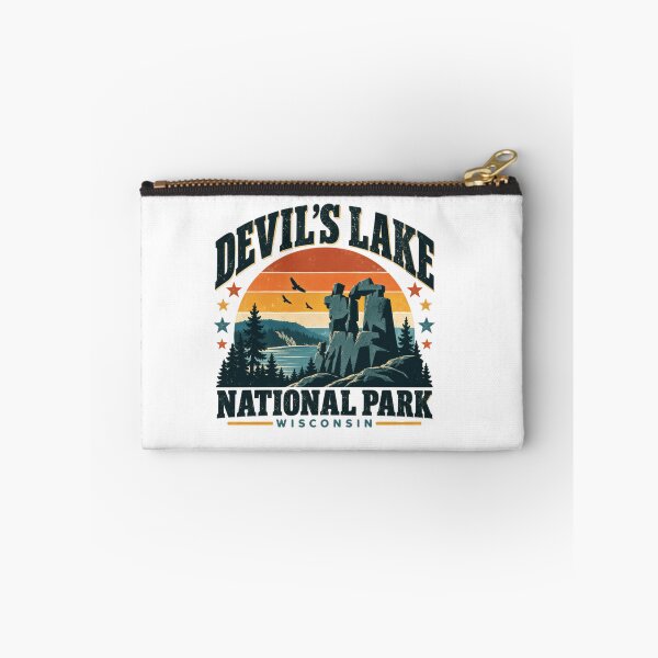Item preview, Devil's Lake National Park Wisconsin Travel Outdoors Hiking Souvenir designed and sold by Simsimah26Parks.