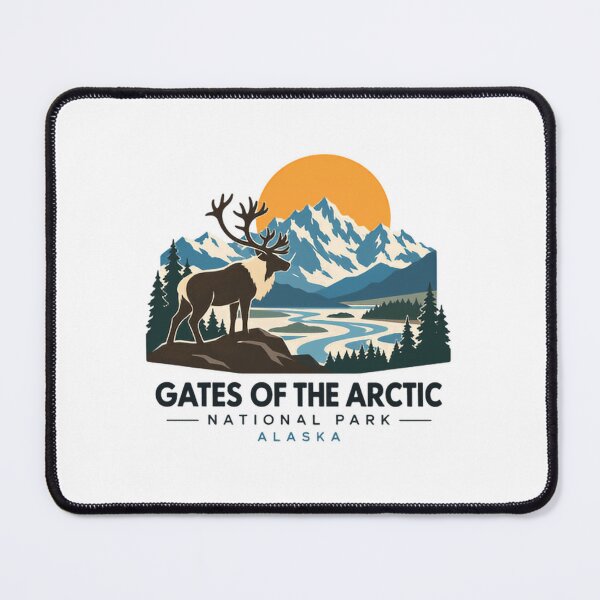 Item preview, Gates Of The Arctic National Park Alaska Caribou Wildlife Travel designed and sold by RetroMini2026.